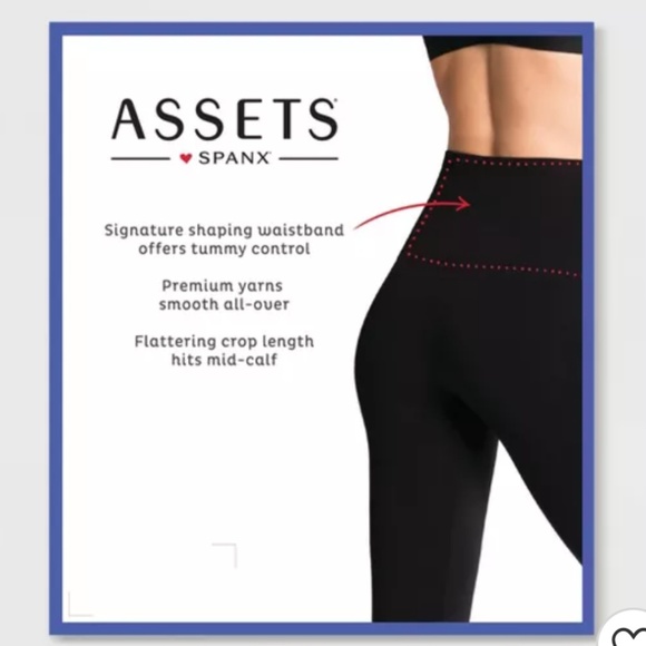 Assets By Spanx Pants - Assets by Spanx Shaping Cropped Leggings